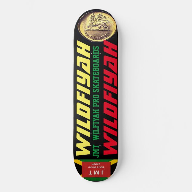 Skateboard WILDFIYAH JMT OFFICIAL (C) 8 Patinage de 1/4" (Recto)