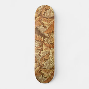Skateboard William Morris Acathus Feuilles Brown d'automne