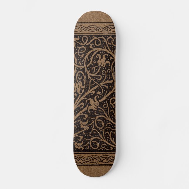 Skateboard William Morris Campion Cuir Damassé (Recto)