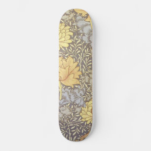 Skateboard William Morris Chrysanthemum Pretty Flower