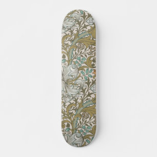 Skateboard William Morris Golden Lily Blue Gold Classic