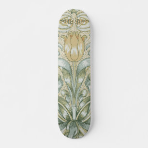 Skateboard William Morris Motif Grenade Antique Lily