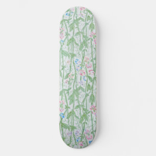 Skateboard William Morris Pois doux Motif Floral Classique