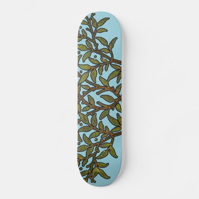 Skateboard William Morris Tree Frieze Fond d'écran floral (Recto)