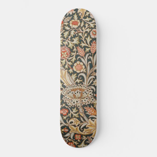 Skateboard William Morris Trent Garden Flower Classique Botan (Recto)