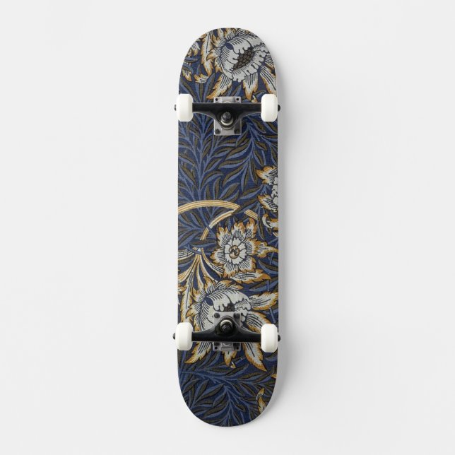 Skateboard william morris tulip and willow tapestry pattern (Recto)