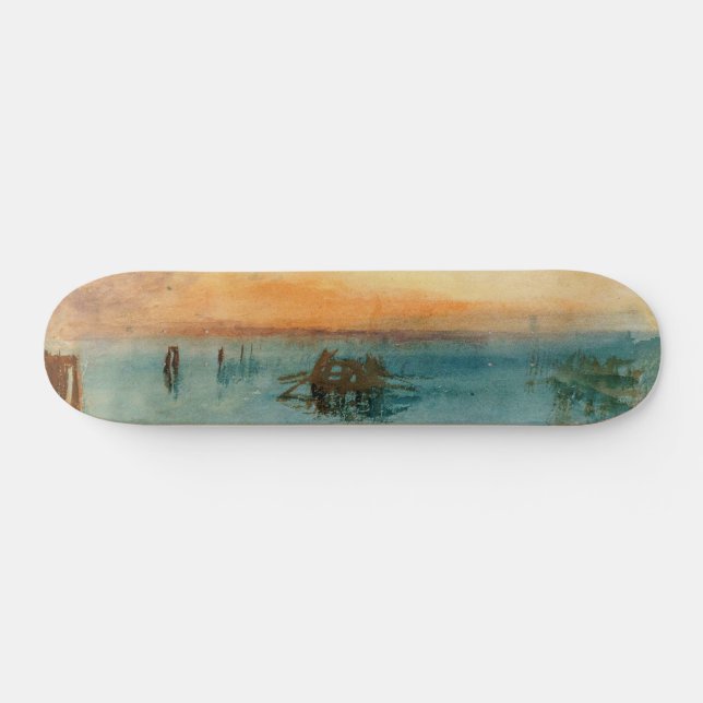 Skateboard William Turner - La lagune près de Venise au couch (Horz)
