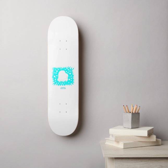 Skateboard Winter Snow Heart (Art mural)