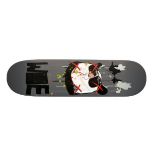 Skateboard Woebots "panda X "
