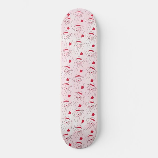 Skateboard Woman (Recto)