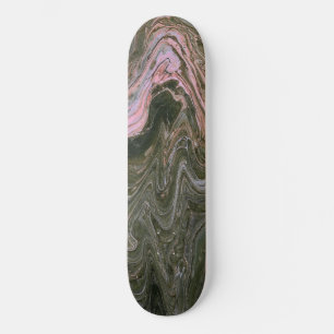 Skateboard Yard Chien 3 Pink Green Planche Abstraite