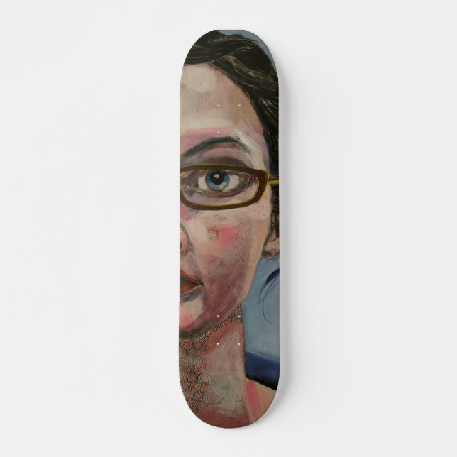 Skateboard Yeux bleus (Devant)