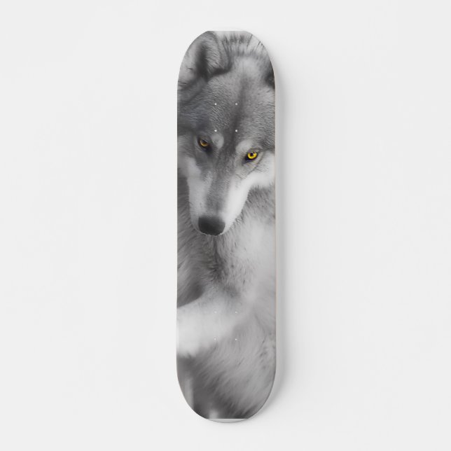 Skateboard Yeux d'un loup (Devant)