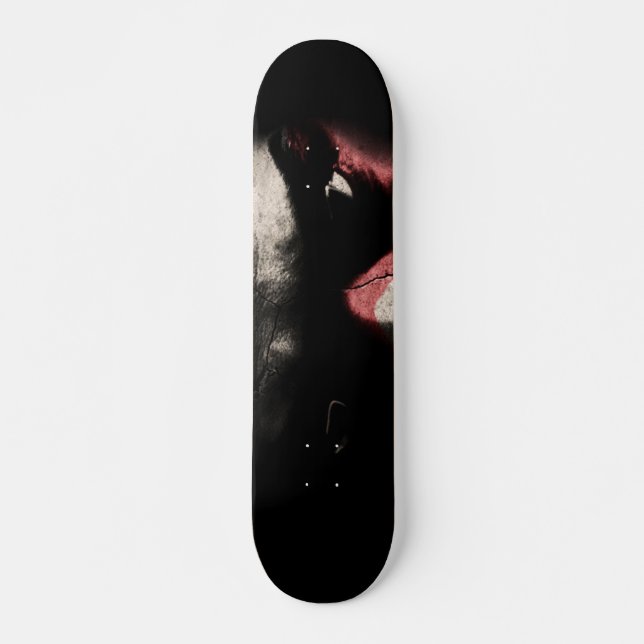 Skateboard Yeux foncés (Devant)