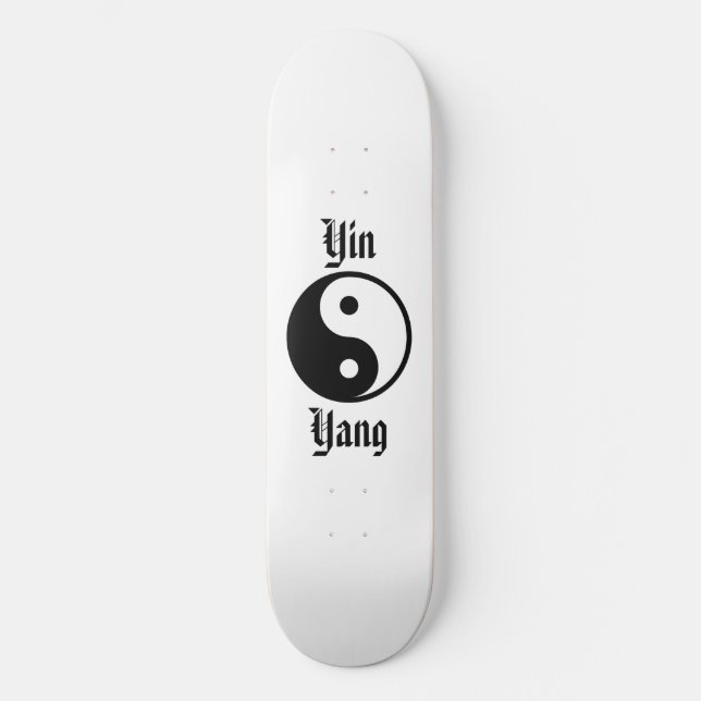 Skateboard Yin Yang (Recto)