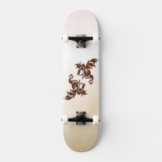 Skateboard Yin Yang Dragons (Recto)