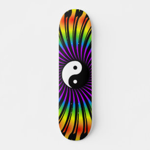 Skateboard Yin Yang Symbole & Design Spiral : Patinage