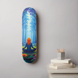 Skateboard yoga