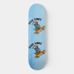 Skateboard Zazzle bonne vibes