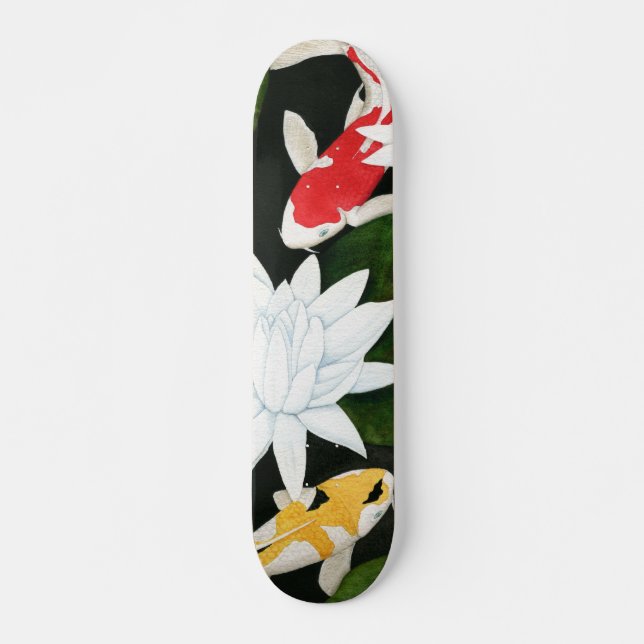 Skateboard Zen Koi (Devant)