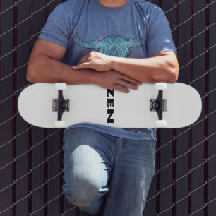 Skateboard Zen noir blanc skate