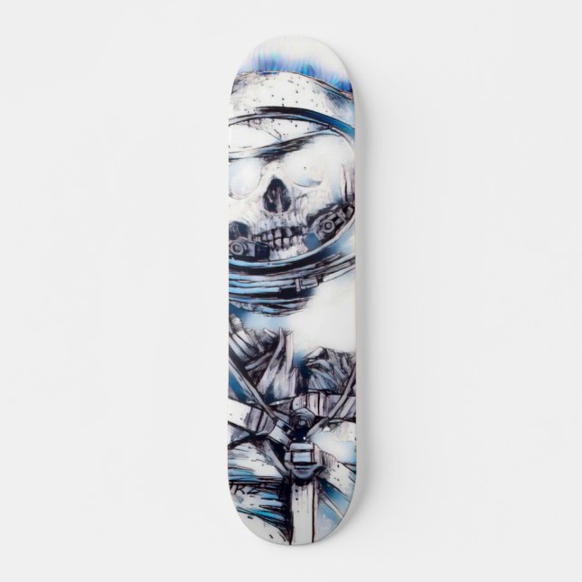 Skateboard Zéro Dead Man Élément Personnalisé Chrome Pro Park (Devant)