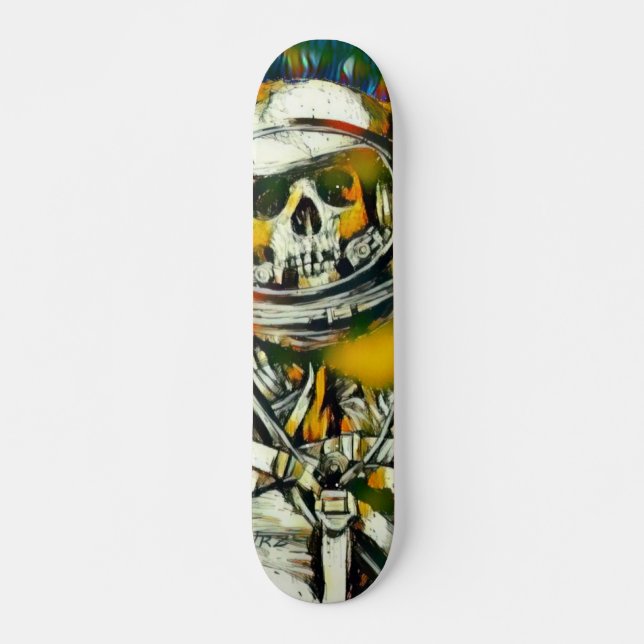 Skateboard Zéro Dead Man Élément Personnalisé Chrome Pro Park (Devant)