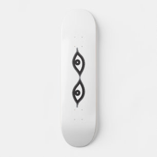Skateboard Zipper eyes