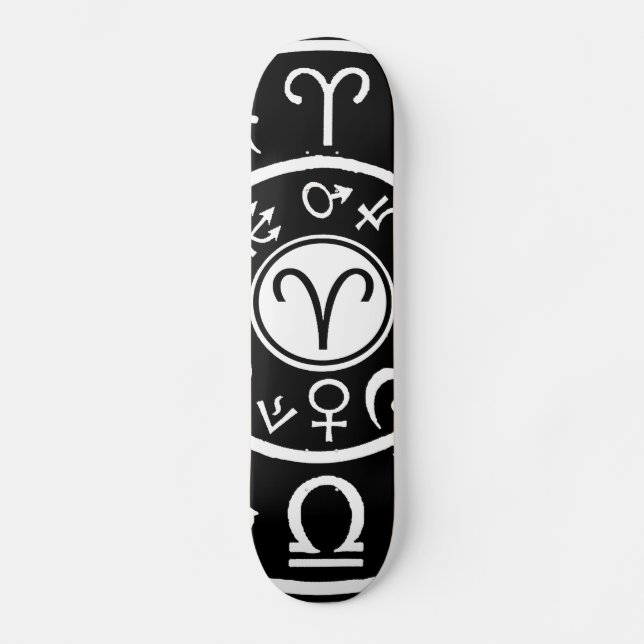 Skateboard Zodiaque céleste d'Aries (Recto)