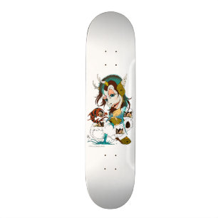 Skateboard zodiaque de Verseau