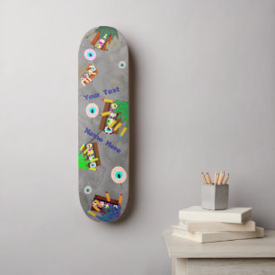 Skateboard Zombies Dent Sucrée