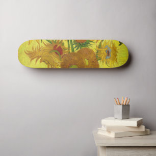Skateboard Zonnebloemen (Van Gogh)