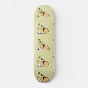 Skateboard ZZZ, Amoureux des chiens de couchage de Corgi gall