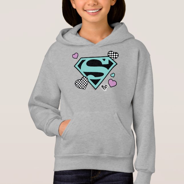 Skater Girl Supergirl Coeurs S-Shield (Devant)