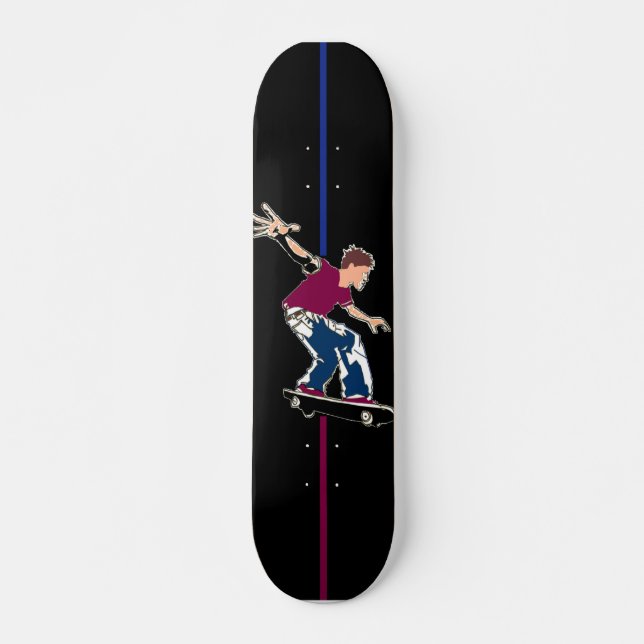 Skater in the Dark - Skateboard (Devant)