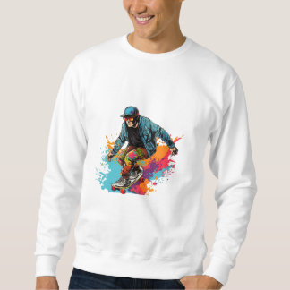 skater sweatshirt Skateboard Vintage T-shirt,