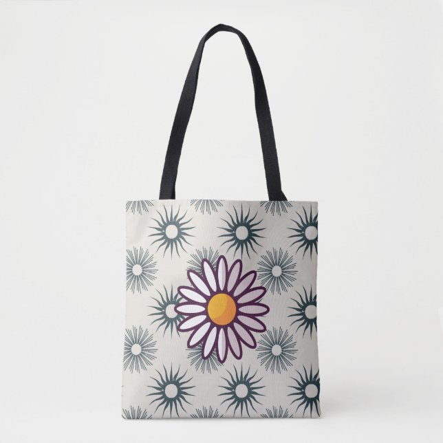 SKAYMARTS | Sac d'achat design Sunflower Boho (Devant)