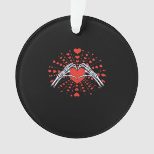 Skeleton Coeur main Valentines Jour drôle 2025 Ent