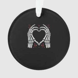 Skeleton Coeur main Valentines Jour Drôle Couple