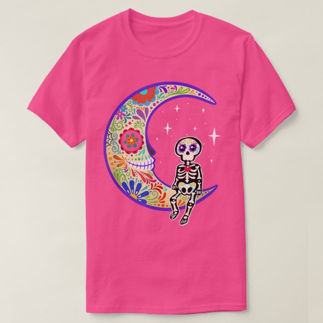 Skeleton Dia de Los Muertos Skeleton T-shirt (Design devant)