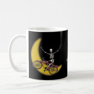 Skeleton équitation Vélo mug