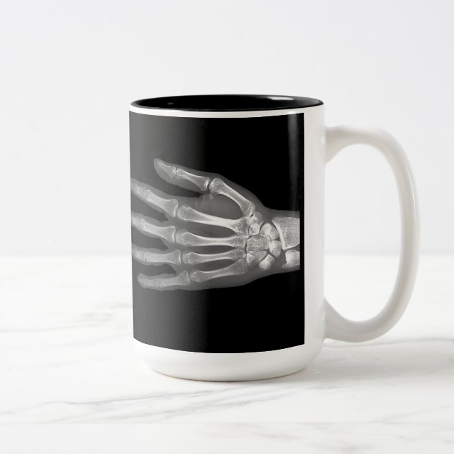 Skeleton Hand X-Ray Mug (Droit)