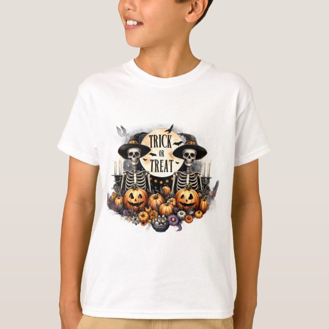 Skeleton Party Kids Tshirt (Devant)