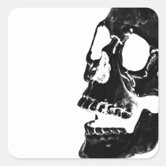 SKELETON STICKERS carré HALLOWEEN DAY OF THE DEAD