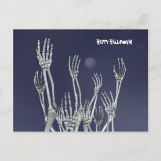 Skeletons - Carte postale Halloween