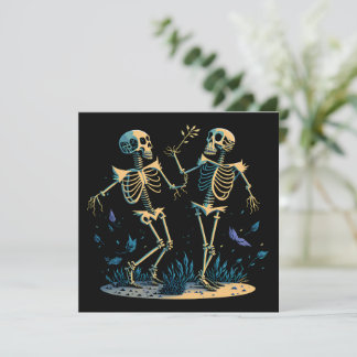 Skeletons de danse Éffrayant Classique Noir