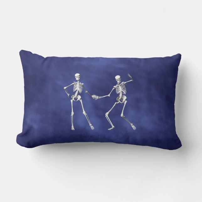 Skeletons de danse en Coussin à Haze Purple Lumbar (Recto)