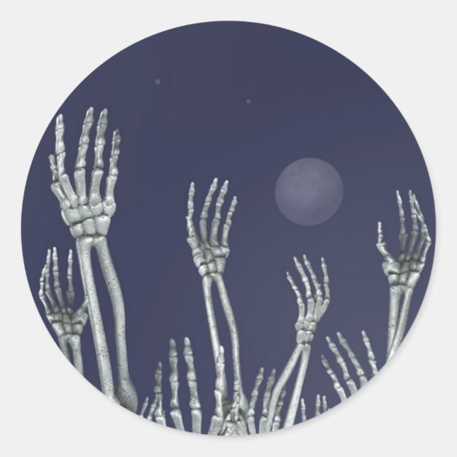 Skeletons - Stickers Halloween (Devant)
