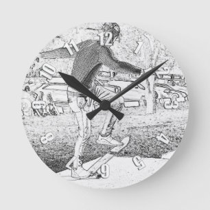 Sketch Trickster Horloge ronde