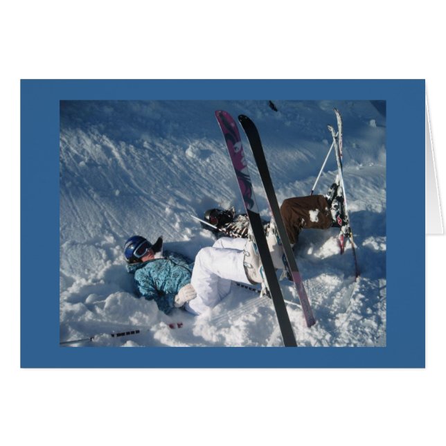 Ski à l'envers (Devant horizontal)